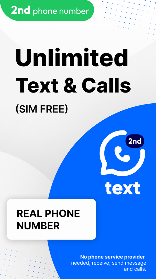 #1. Text &Call Second Phone Number (iOS) By: Codebaker Ltd