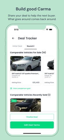 Carma | Share Car Deals iPhone screenshot