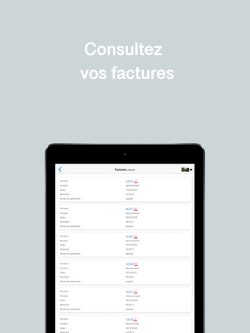 Cybevasion Extranet iPad screenshot