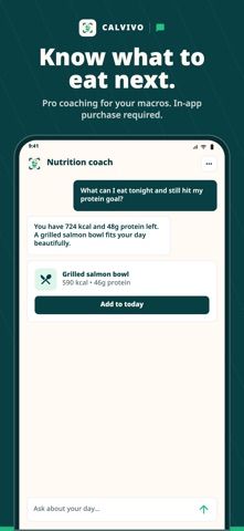 Calvivo - AI Calorie Counter iPhone screenshot