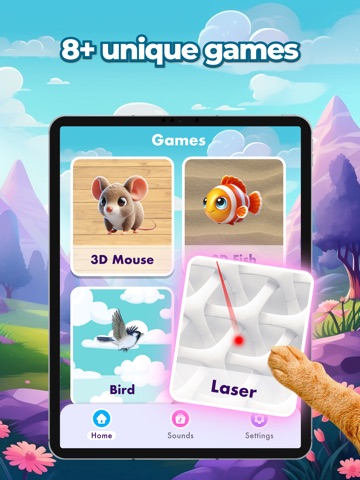 Cat Games for Cats: Fishing iPad screenshot