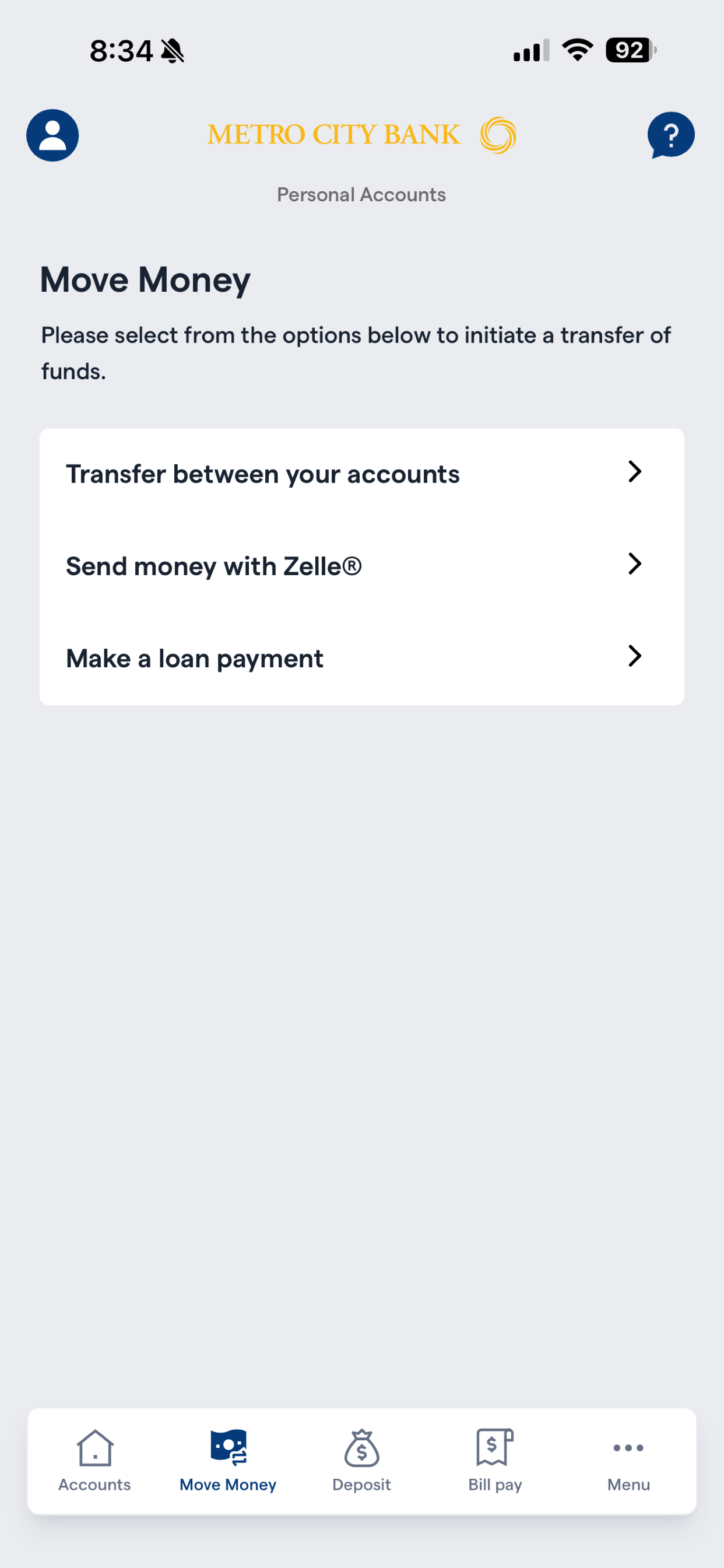Metro City Bank Mobile screenshot 3