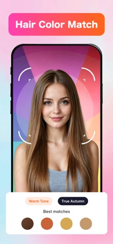 AgeHue-Face Age, AI Hair Color iPhone screenshot