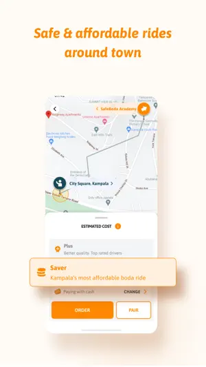 SafeBoda with SafeCar screenshot 3