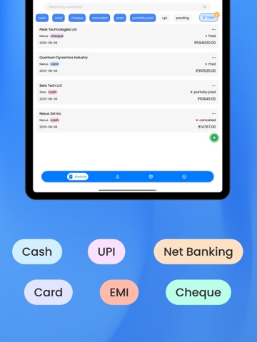 Invoice & Quotation Maker iPad screenshot