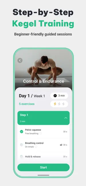 Kegel trainer: easy exercises screenshot 3