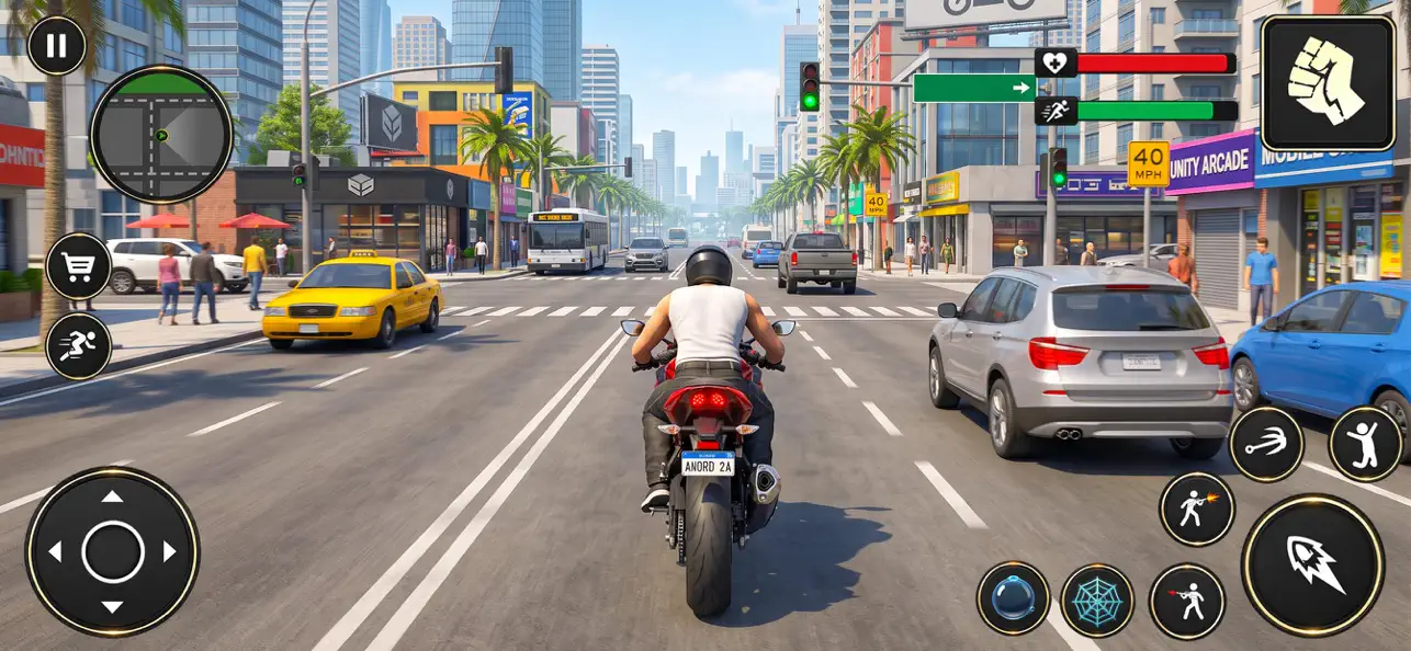Screenshot #1 pour Real Grand City Crime War Game