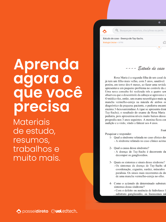Screenshot #4 pour Passei Direto - App de Estudos