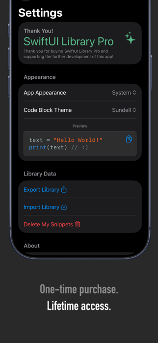 Snippet Library for SwiftUI Screenshot 5 of 6