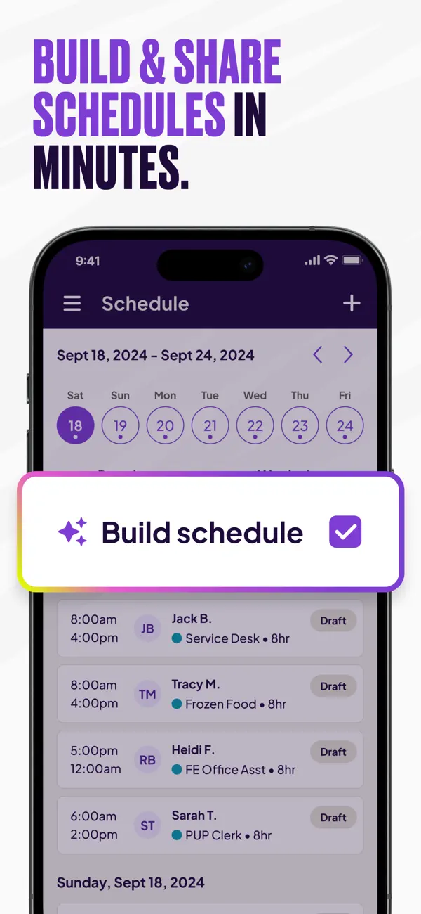 Screenshot #3 pour Homebase: Scheduling & Payroll