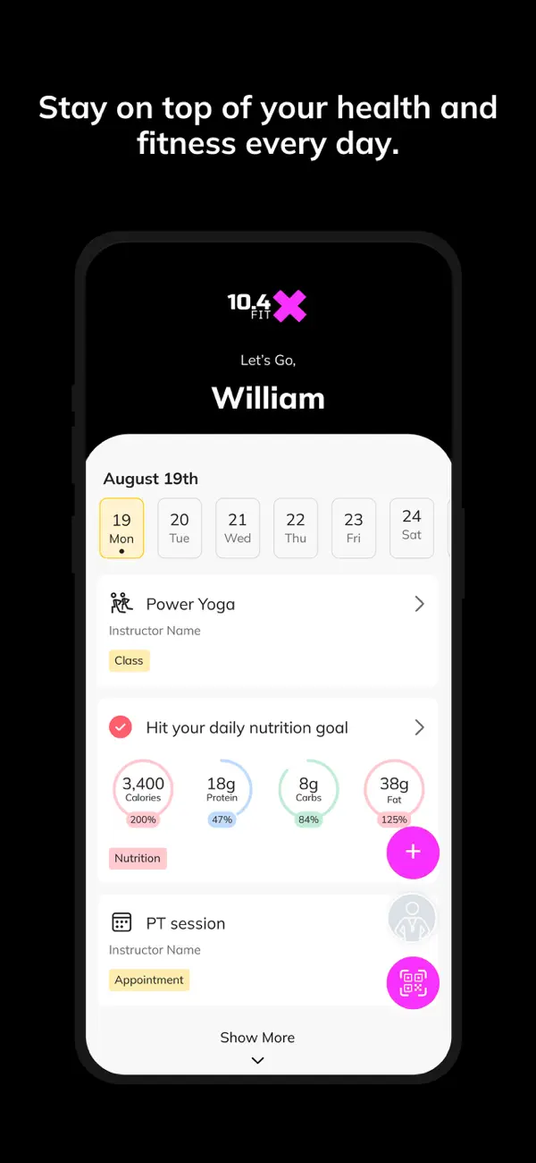 Screenshot #2 pour 10.4 Fit