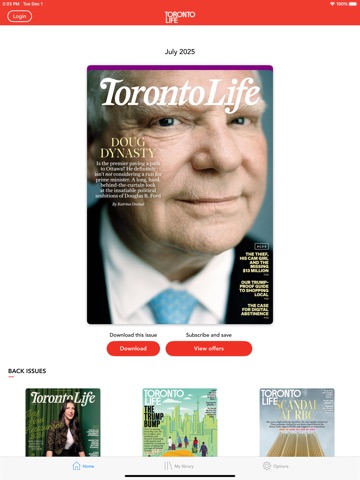 Toronto Life Magazine app screenshot 2