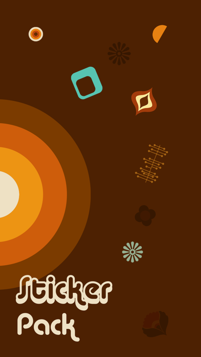 Screenshot #2 pour Retro 60s/70s Shapes