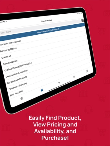 Aramsco OE Touch iPad screenshot