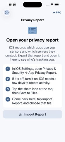Privacy Report: App Trackers Screenshot 3 of 4