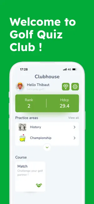Golf Quiz Match !! screenshot 1