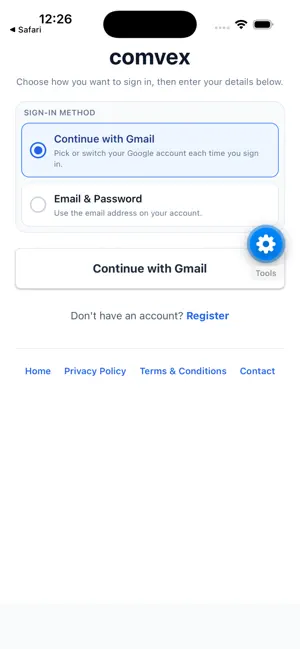 Comvex screenshot 4