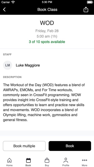 Purebred Fitness Screenshot