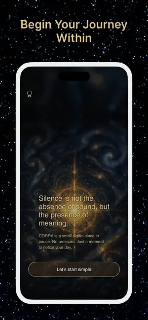 Corra - the mindfull app screenshot 1