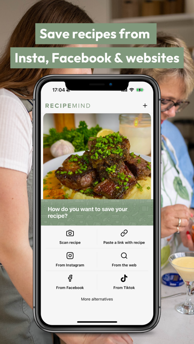 Screenshot #2 pour RecipeMind, Recipe & Meal plan