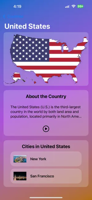 World Guide App screenshot 1