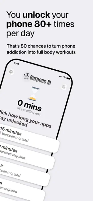 Burpees AI: Screen Time Limit screenshot 2