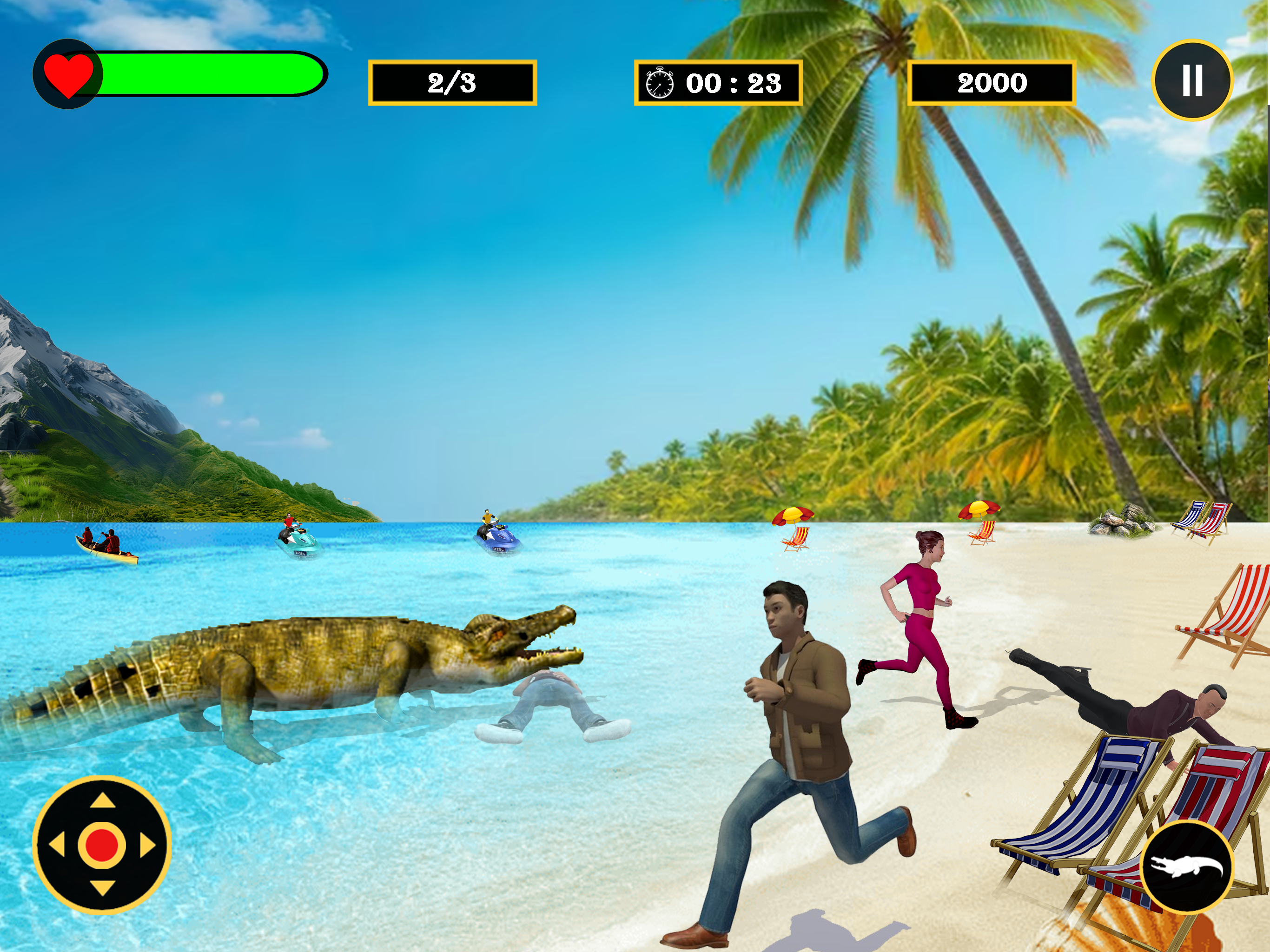 Crocodile Animal Attack Games