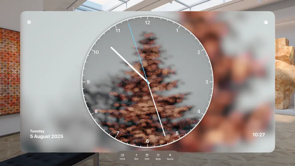 Spatial Analog Clock – Faces screenshot 4