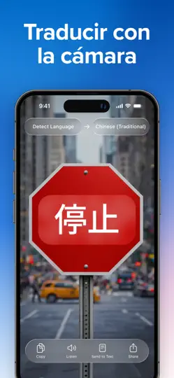 Captura de pantalla de Talk & Translate AI Translator en iPhone 5