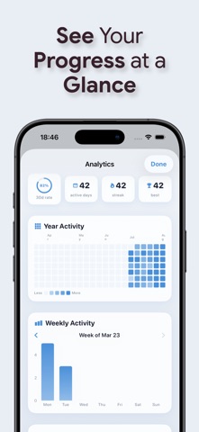 Counter: Daily Habit Streak iPhone screenshot