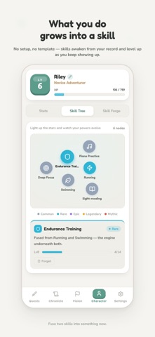 Hotari: Habit RPG & Life Log iPhone screenshot