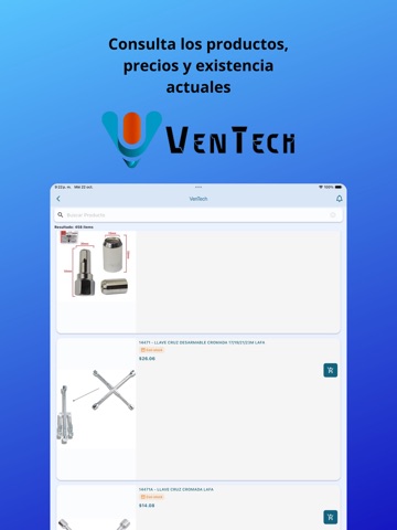 VenTech iPad screenshot