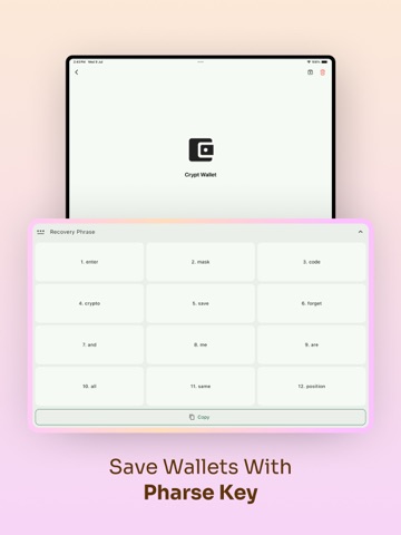 MasterKey: Passwords Manager iPad screenshot
