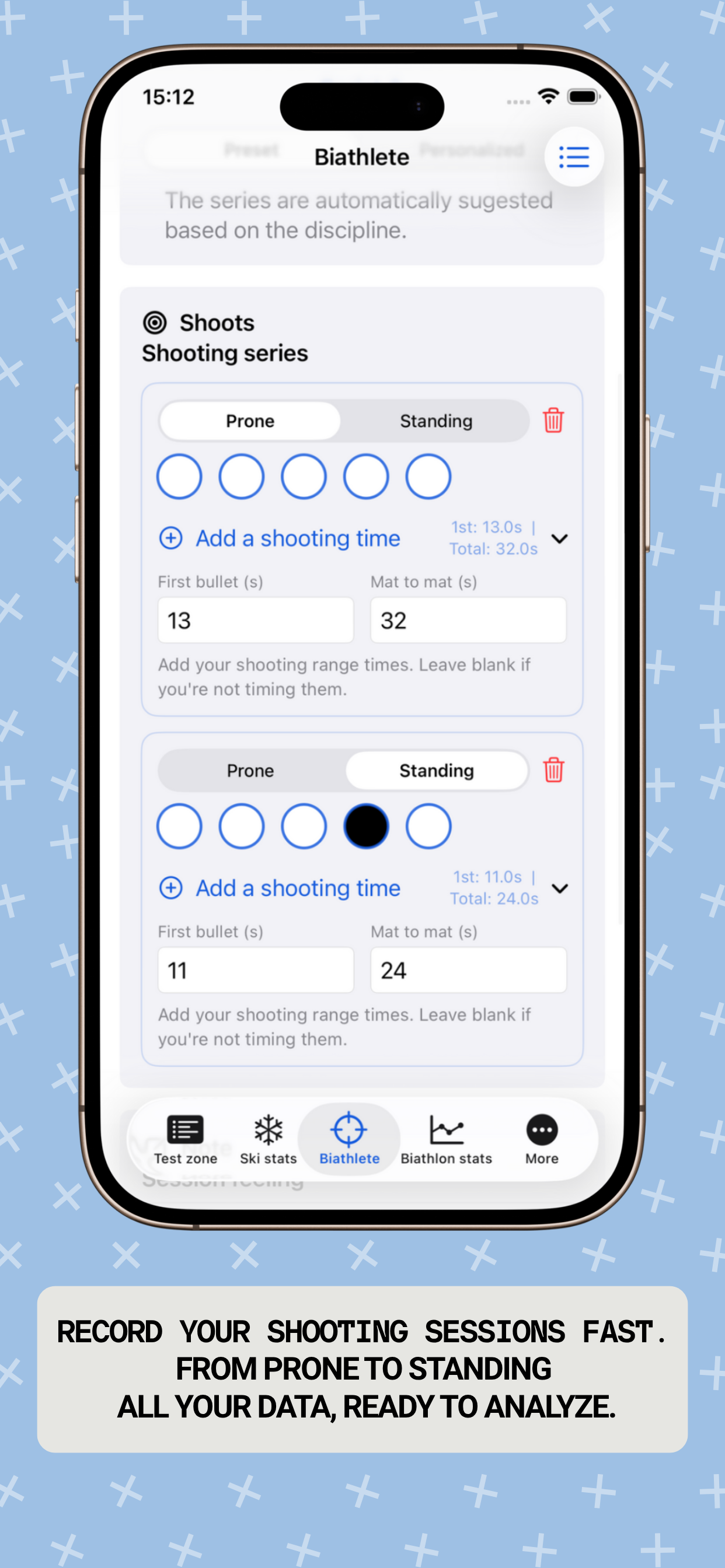 SkiTrack : data & performance
