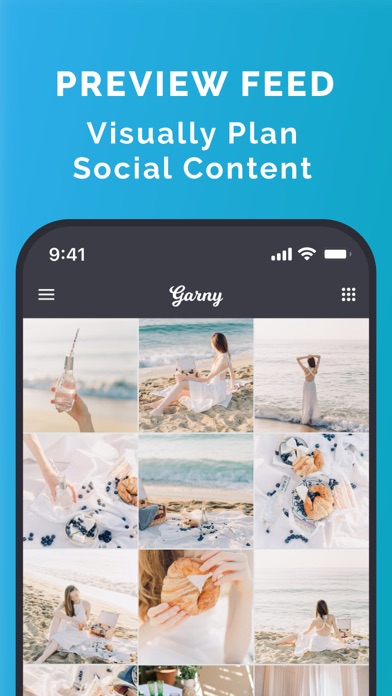 Garny: Preview for Instagram iPhone screenshot 1 - Photo & Video app
