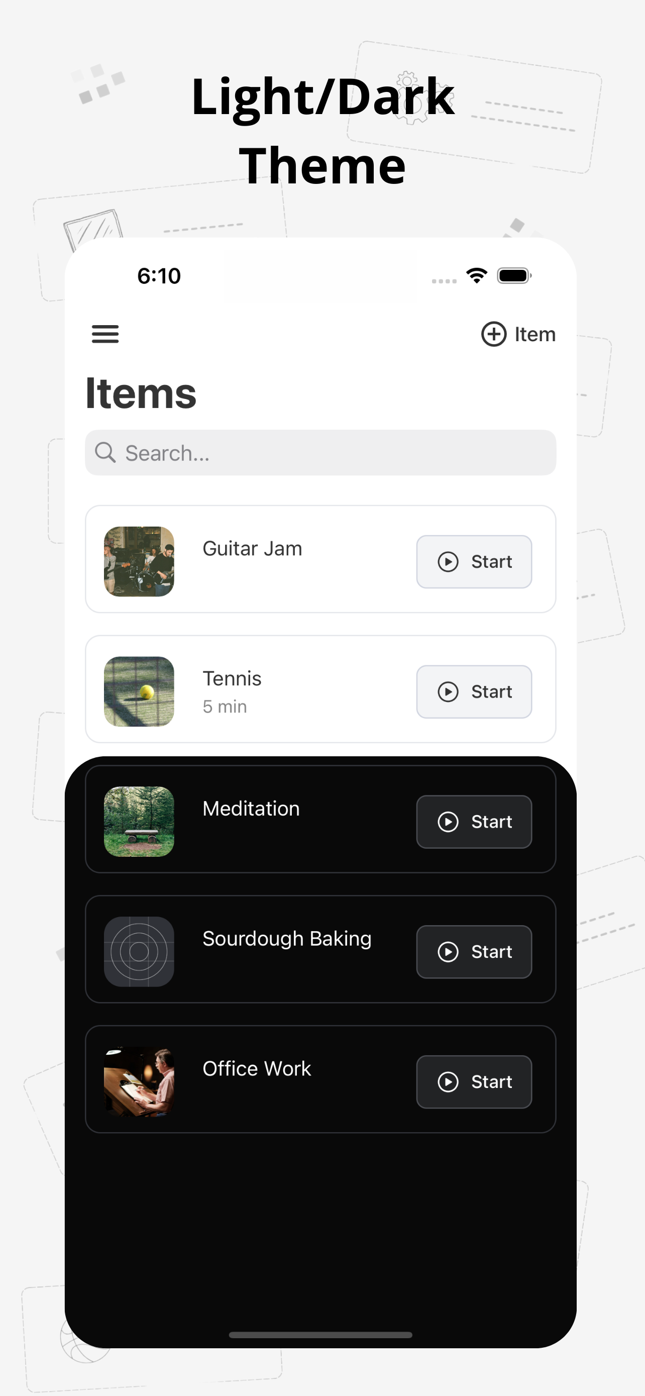 List Item - Your Progress Pal