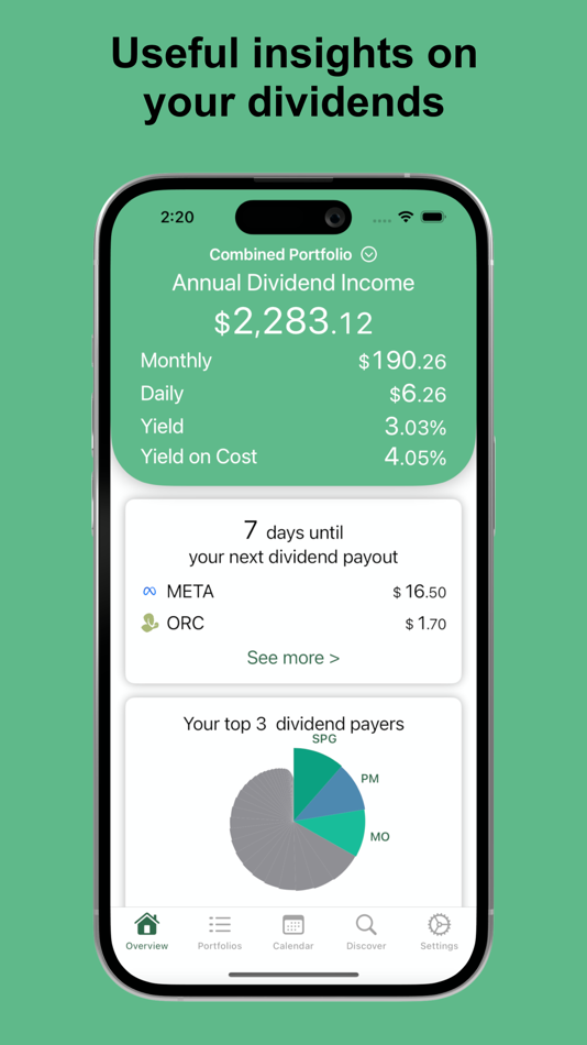 #1. Dividend Tracker - DivTracker (iOS) 由: Boldizsar Tompe