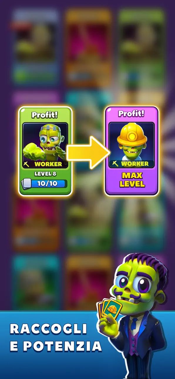 Idle Zombie Miner: Gold Tycoon iOS Mod IPA screenshot 5 - iOS game interface