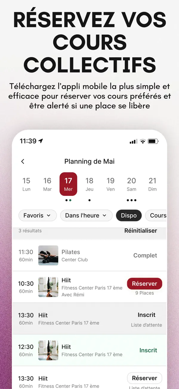 Screenshot #2 pour Le Club By Moov'in