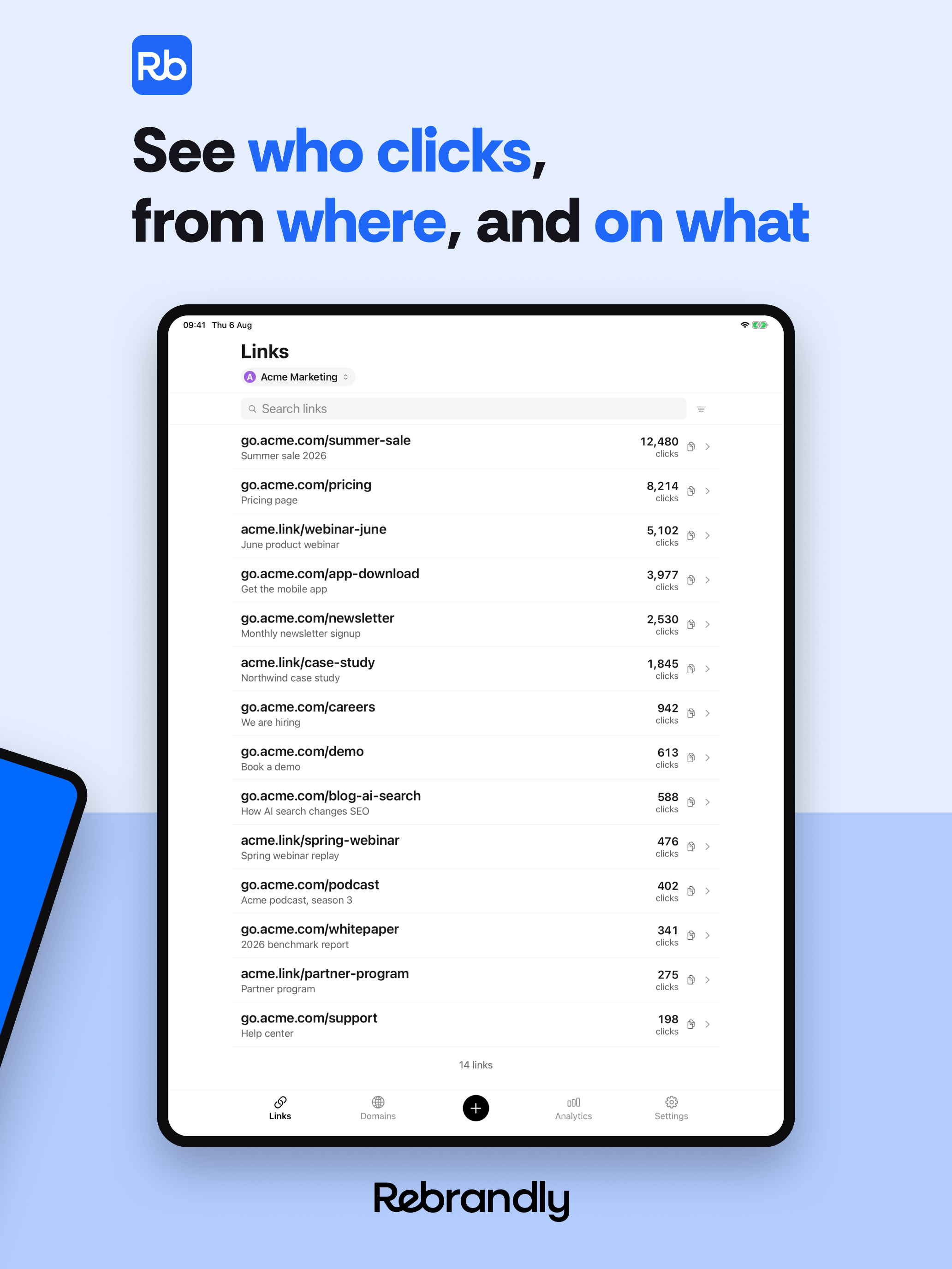Rebrandly screenshot 9