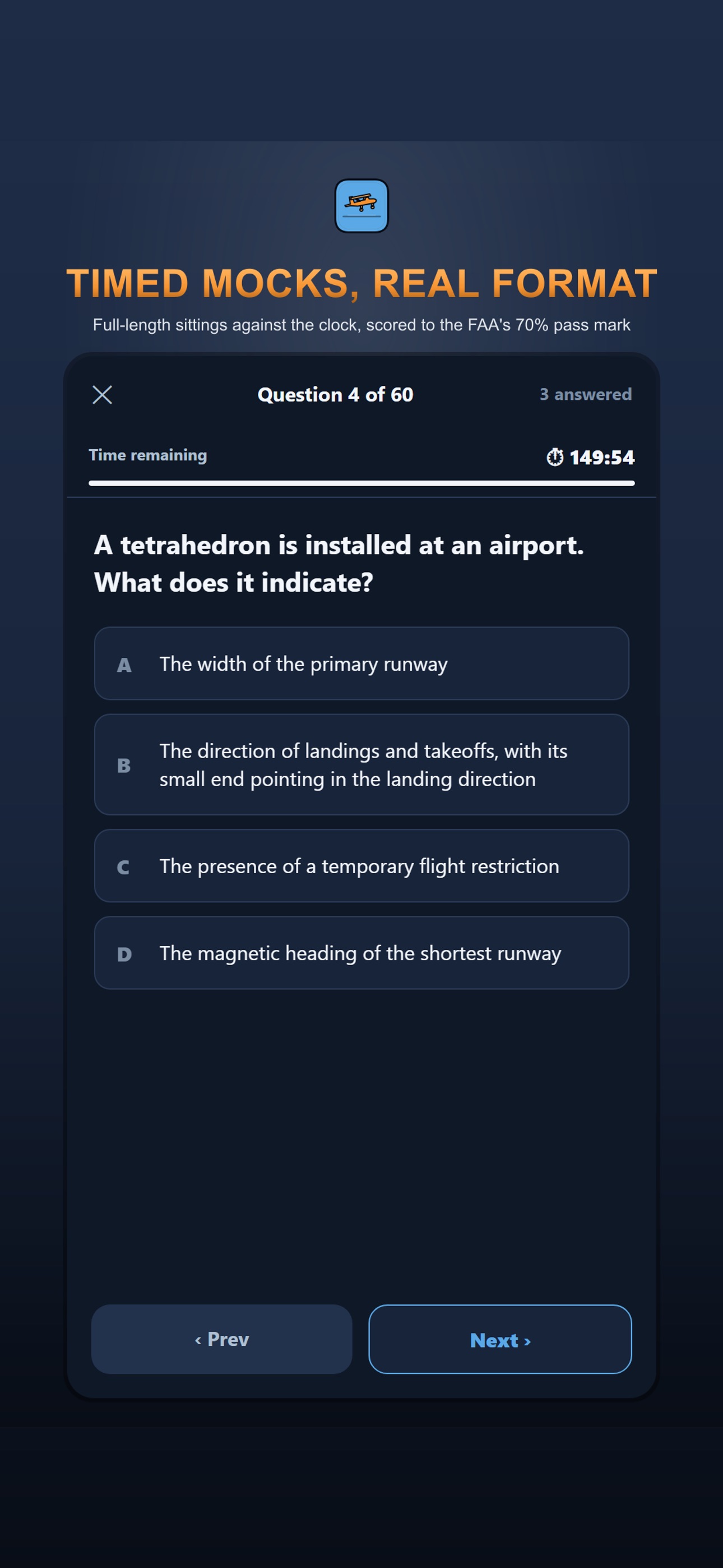 Screenshot 3 of Private Pilot Test Prep: FAA