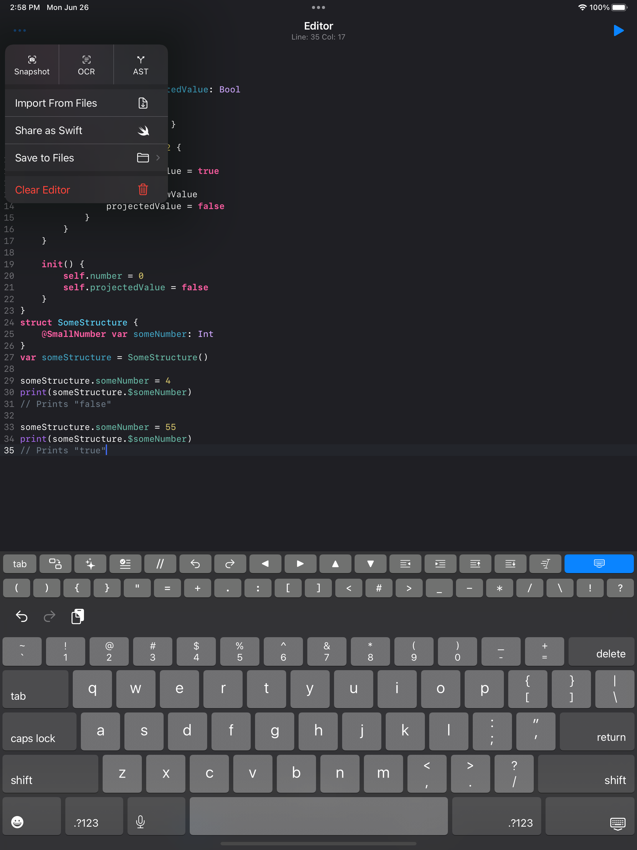 Swifty Compiler: Swift IDE