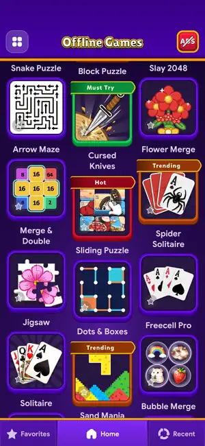 Mini Offline Games: Puzzle Hub screenshot 1