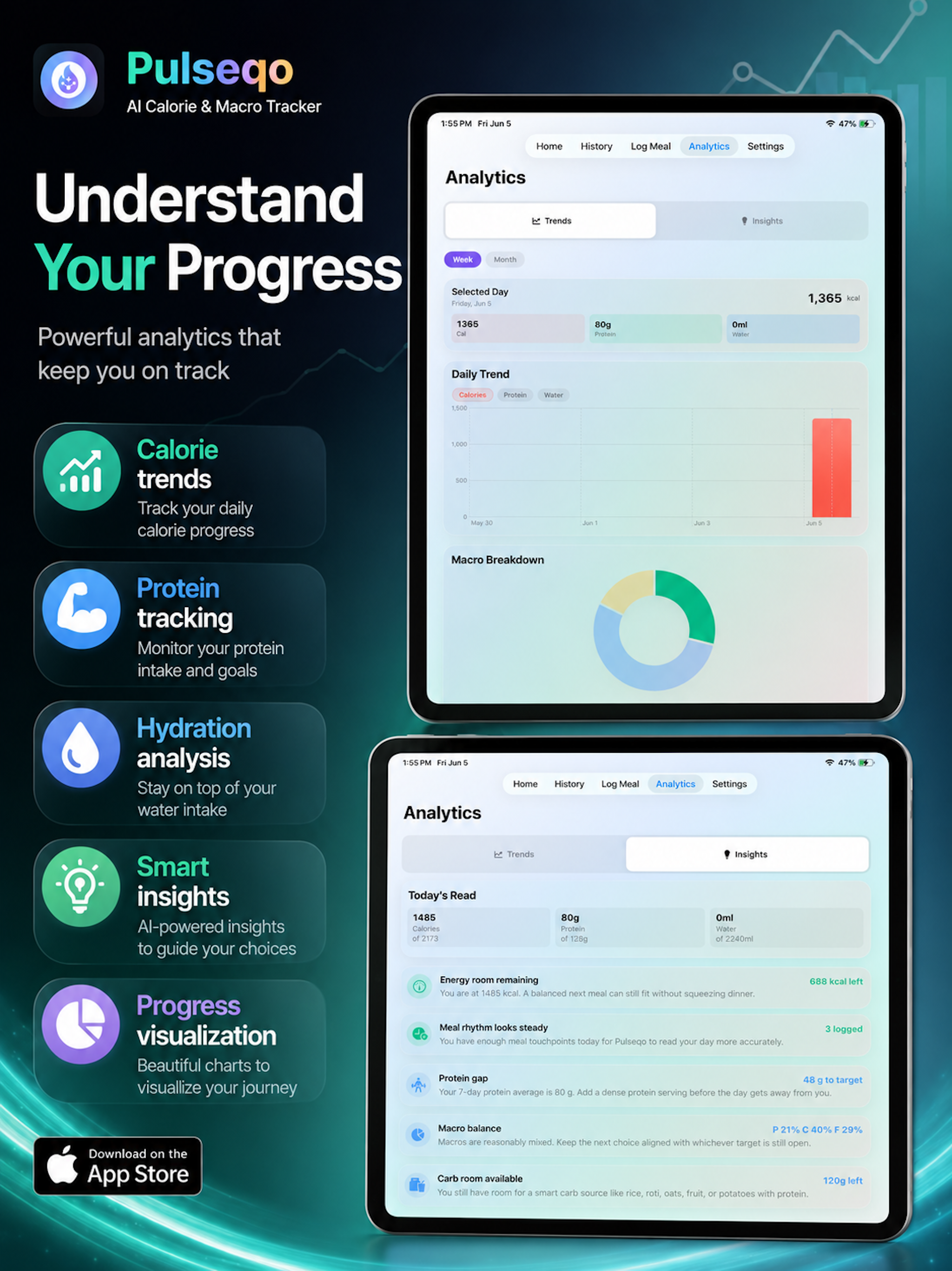 Pulseqo: Calorie Tracker screenshot 14