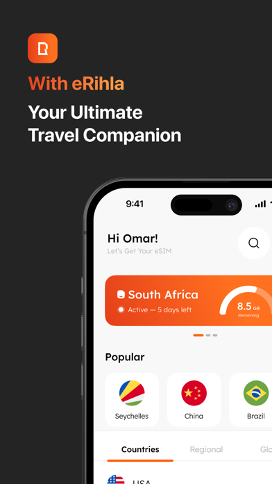 eRihla: eSIM Travel & Internet Screenshot