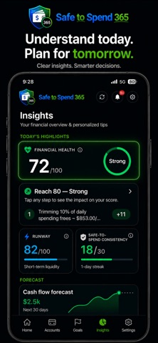 Safe to Spend 365: Budget AI iPhone screenshot
