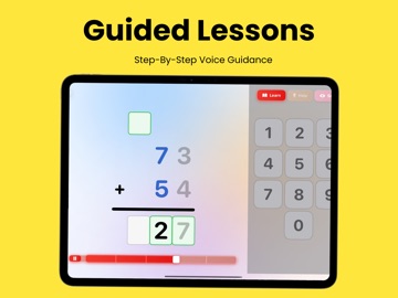 Addition Algorithm iPad screenshot