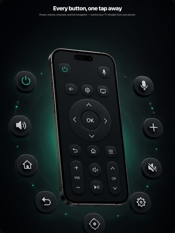 Universal TV Remote - Cast TV iPad screenshot