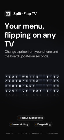 Split-Flap TV Screenshot 6 of 9
