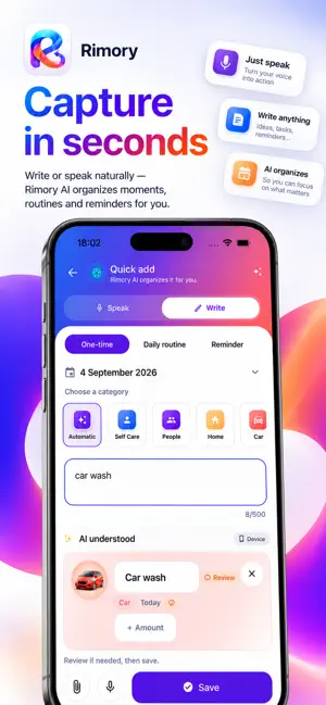 Rimory: AI Life Assistant screenshot 3